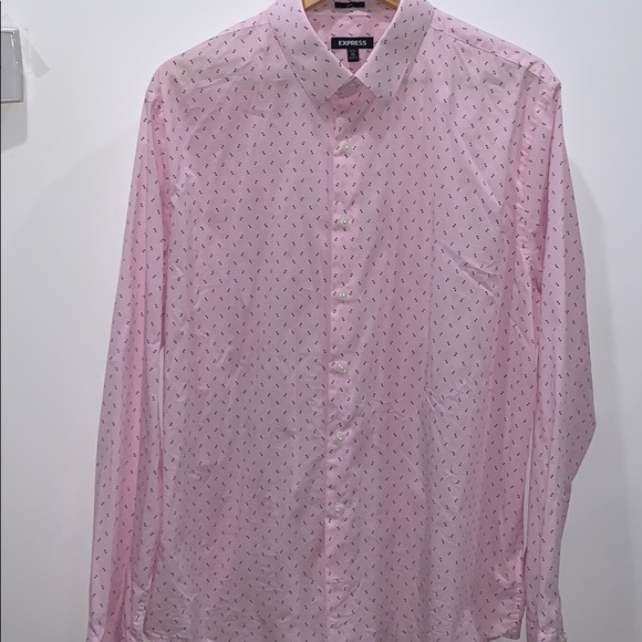 ❌SOLD❌EXPRESS men’s slim fit shirt - Picture 2 of 5